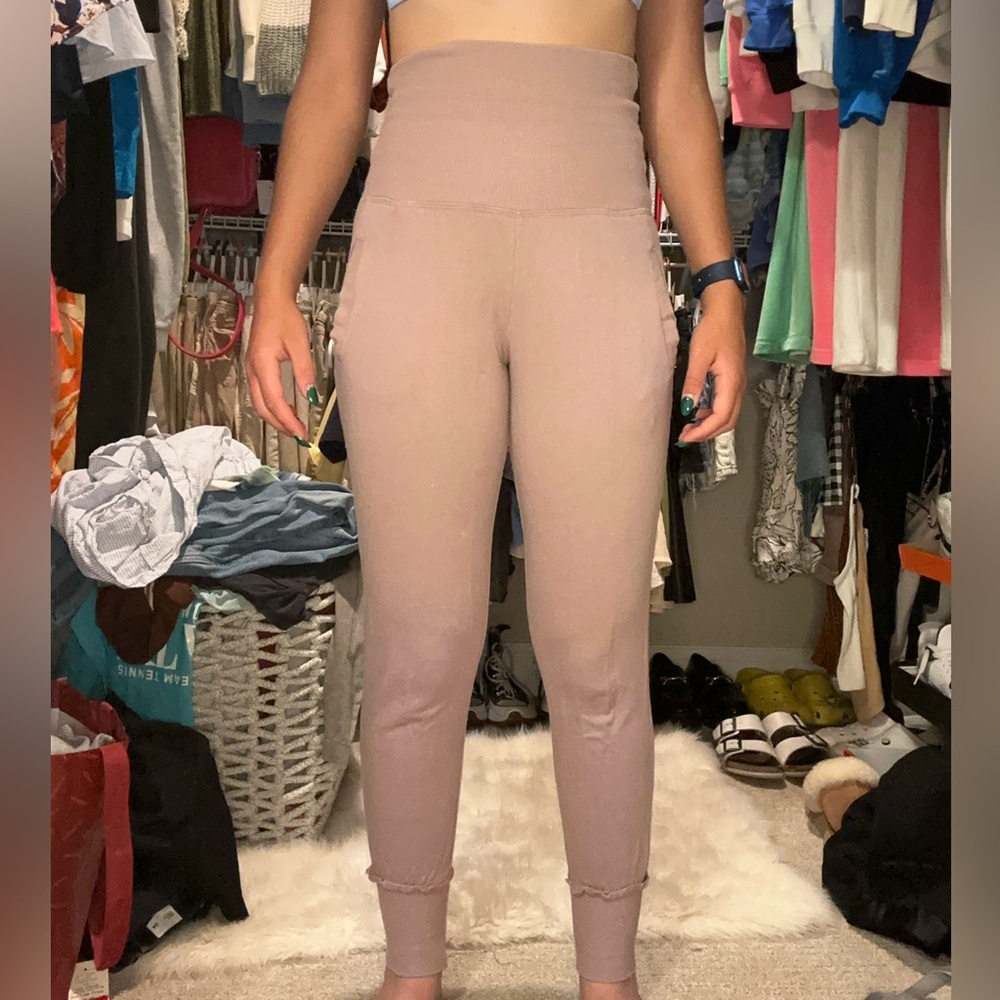 Young Fabulous and Broke High Waisted Elastic Sweatpants